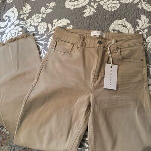 NWT Risen wide leg khaki pants.